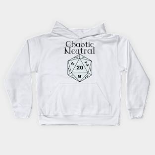 Chaotic Neutral Alignment Kids Hoodie